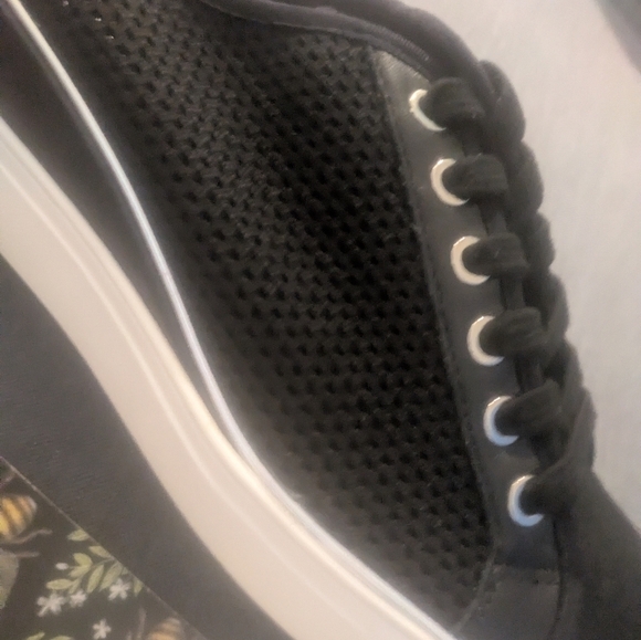 Wishbone Sneaker Mule Black And White Detail In Silver Size 9 - Picture 9 of 14